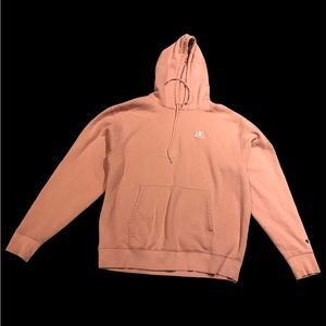 Peach Champion Classic Fleece Embroidered C Hoodie